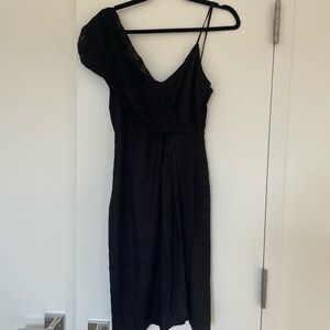 Missoni Black One-Shoulder knee length Dress